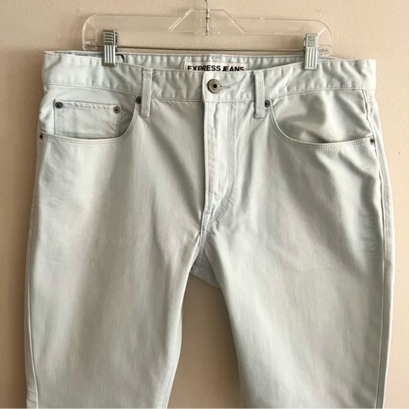 men’s size 36 jeans pale blue skinny Rocco fit in good condition - Picture 3 of 11